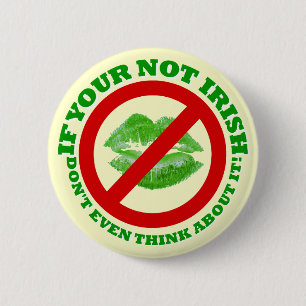 Funny  St Patrick's day 2 Inch Round Button
