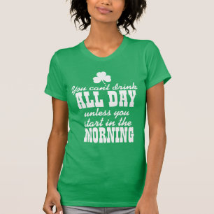 Funny St Patricks Day Beer Drinking T-Shirt