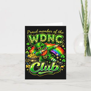 Funny st patricks day club  card