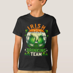 Funny St Patricks Day Irish Beer Drinking Team Ire T-Shirt