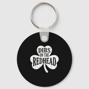 Funny st patricks day irish shamrock dibs on the keychain