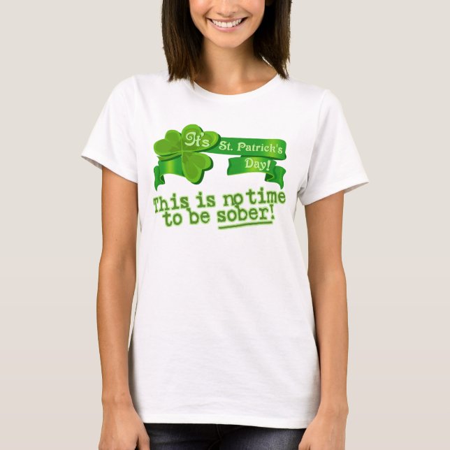 Funny St Patricks Day Irish T-Shirt (Front)
