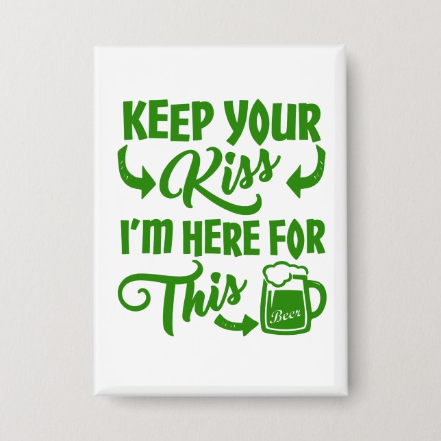 Funny St Patricks Day Kiss (Front)