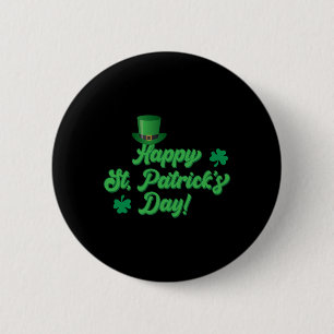 Funny St Patricks Day Leprechaun Party gift Paddy 2 Inch Round Button