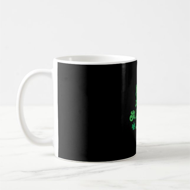 Funny St Patricks Day Leprechaun Party gift Paddy Coffee Mug (Left)