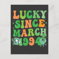 Funny St Patrick's Day Lucky Since March 1994