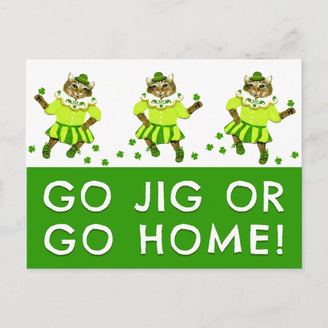 Funny St. Patrick's Day Postcards (Front)