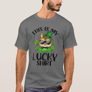 Funny St Patrick's Day Squirrel This Is My Lucky T-Shirt