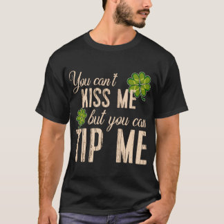 Funny St Patricks Day T Waitress Bartender Waiter T-Shirt
