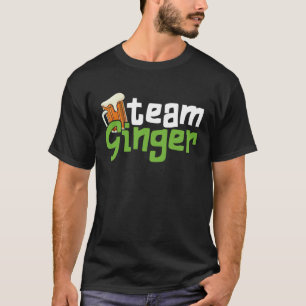 Funny St. Patrick's Day Team Ginger Drinking Gift  T-Shirt