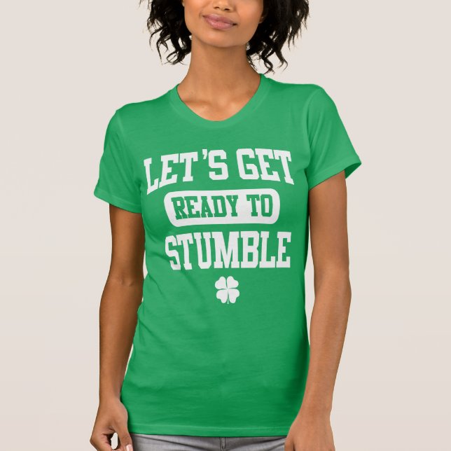 Funny St. Patrick's Day Womens Shirt (Front)