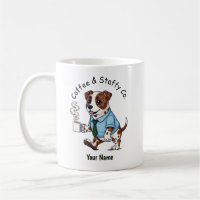Funny Staffordshire Bull Terrier Suit Coffee