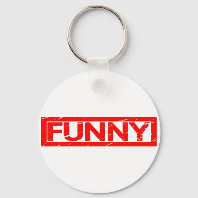 Funny Stamp Keychain (Front)