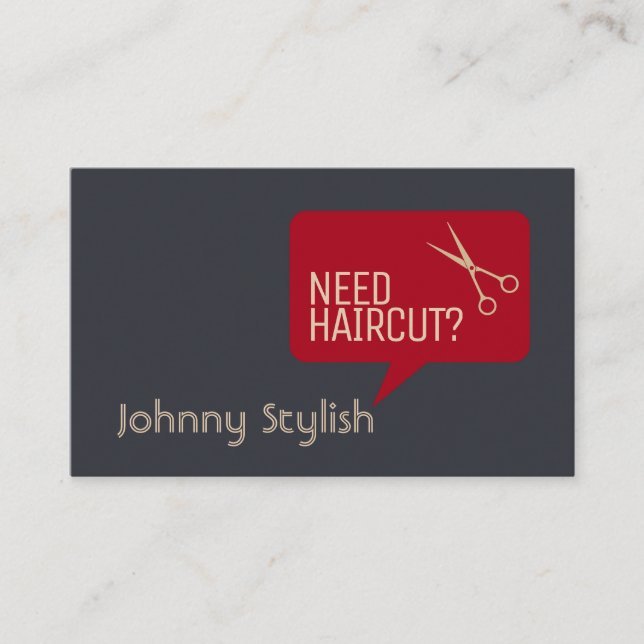 Funny stand out style business card (Front)