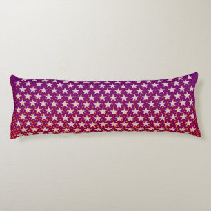 Funny Stars Pattern transparent + your idea Body Pillow