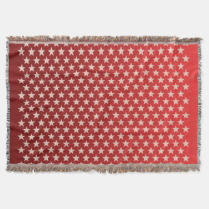 Funny Stars Pattern transparent + your idea Throw Blanket