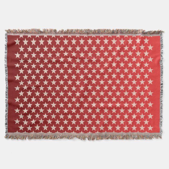 Funny Stars Pattern transparent + your idea Throw Blanket (Front)