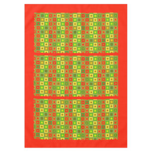 Funny Stars & Squares Pattern + your idea Tablecloth
