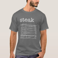 Funny Steak Meat Nutrition Facts Anti Vegan Funny