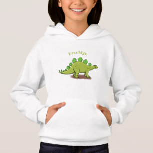 Funny stegosaurus dinosaur cartoon
