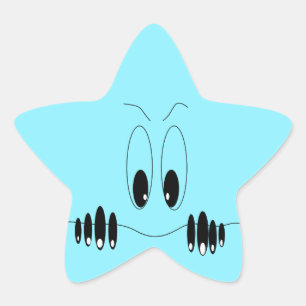 Funny Sticker with Curious Eyes - Customizable