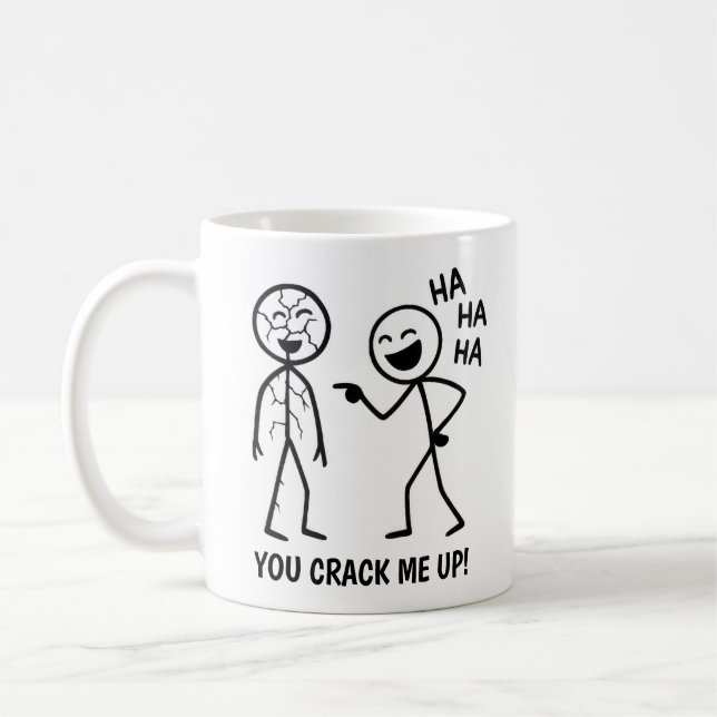 Funny Stickman  Coffee Mug (Left)