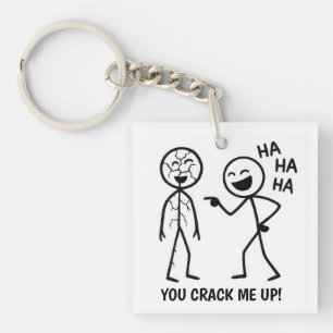 Funny Stickman Keychain