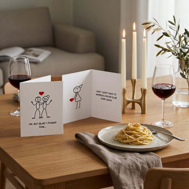 Funny Stickman Love Card – Glad I Found You (Creator Uploaded)