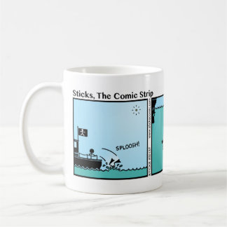 Funny Stickman Mermaid Mug