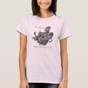 funny still life pencil drawing original fun T-Shirt