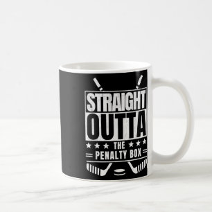 Funny Straight Outta The Penalty Box Kids Hockey G Coffee Mug