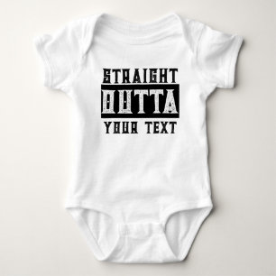 Funny 'Straight Outta Your Text' Baby Bodysuit