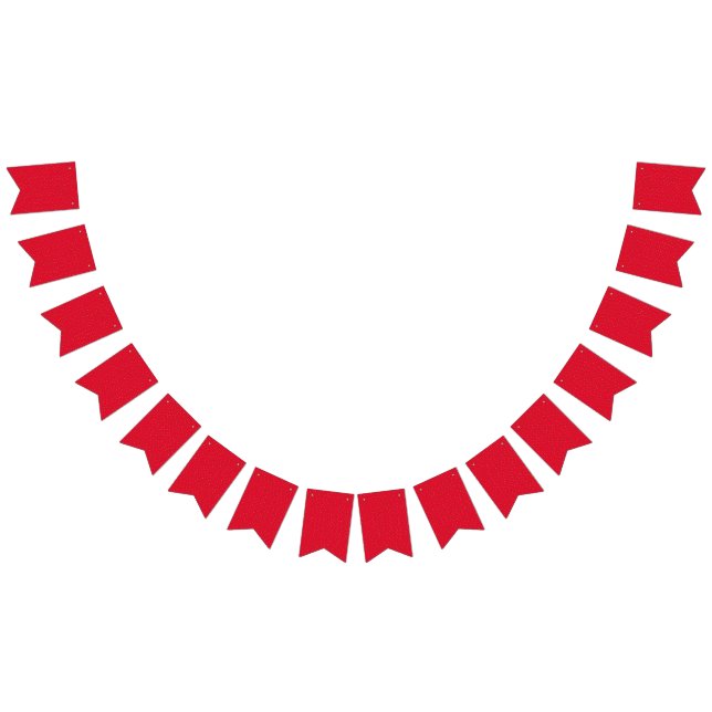 Funny strawberry background red bunting flags (All)