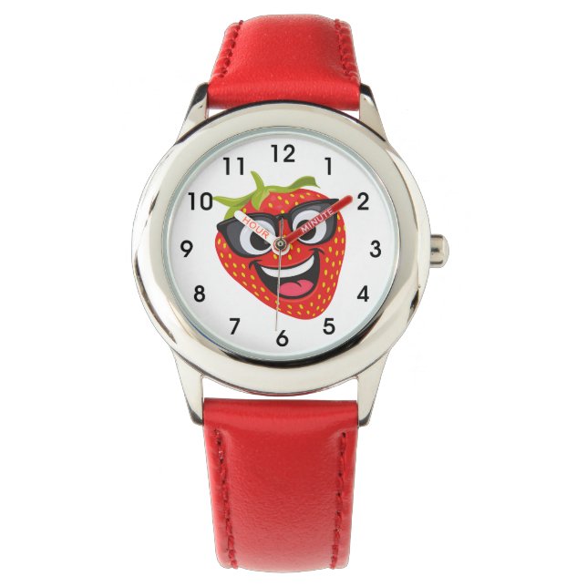 Funny Strawberry Kids Watch (Front)