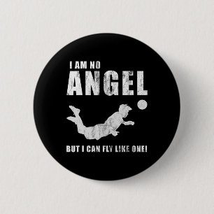 Funny Striker Forward Soccer Goal Sport Header Byl 2 Inch Round Button