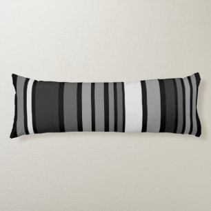 Funny Stripes coloured VIII + your background Body Pillow