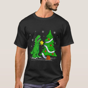 Funny Struggle Is Real Dinosaur T-rex Dino Christm T-Shirt
