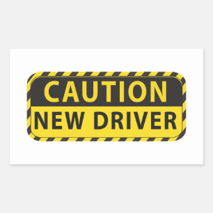  funny student driver - please be patient student  sticker