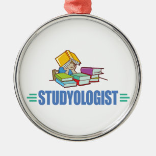 Funny Student Metal Ornament