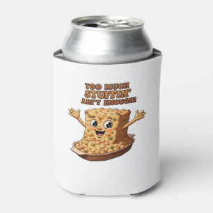 Funny Stuffing Overload Thanksgiving Classic T-Shi Can Cooler
