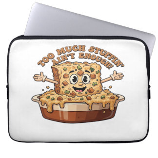 Funny Stuffing Overload Thanksgiving Classic T-Shi Laptop Sleeve