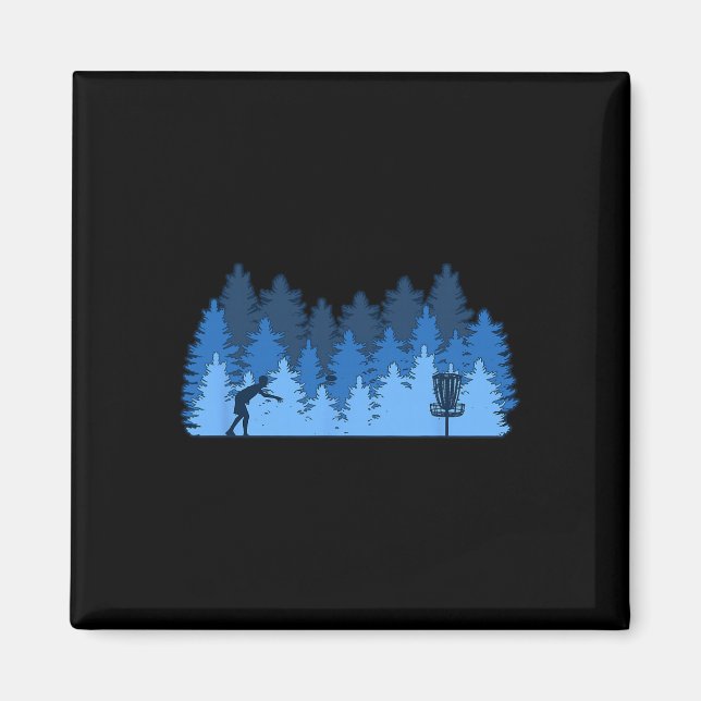 Funny Stupid Tree, Disc Golf Gift Idea  Magnet (Front)