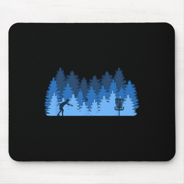 Funny Stupid Tree, Disc Golf Gift Idea  Mouse Pad (Front)