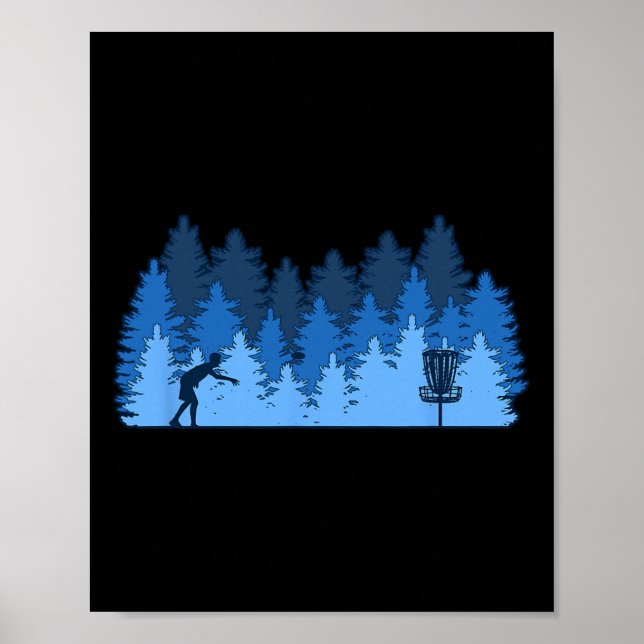 Funny Stupid Tree, Disc Golf Gift Idea  Poster (Front)