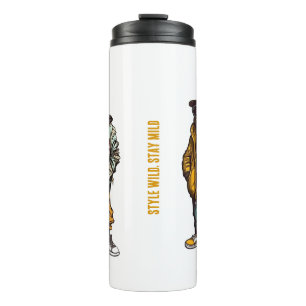 Funny Stylish Animal Fashion Gift For Animal Lover Thermal Tumbler