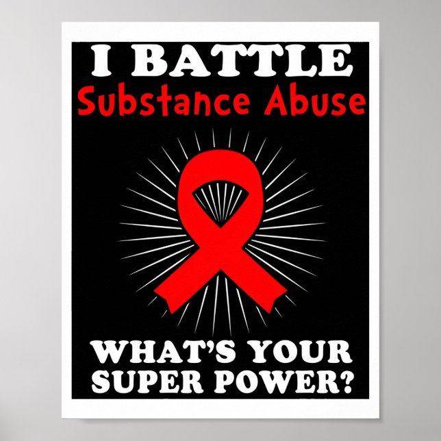 Funny Substance Autism Awareness Poster (Front)