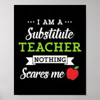 Funny Substitute Teacher Preschool Teacher