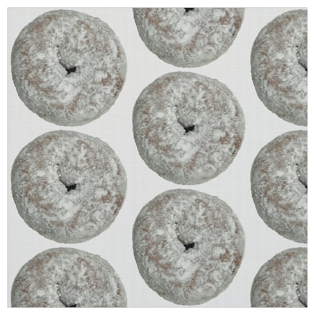 Funny sugar doughnut fabric (Swatch)