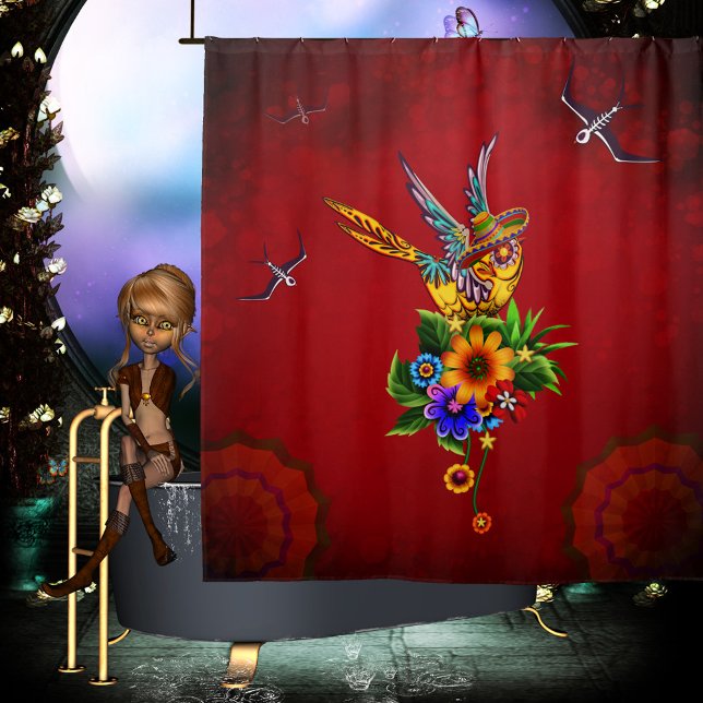 Funny sugar skull bird (Sugar skull bird)