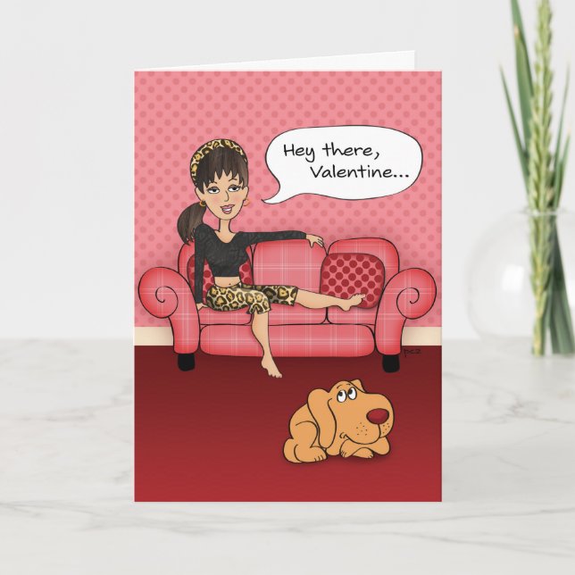 Funny Suggestive Valentines Day Card (Front)
